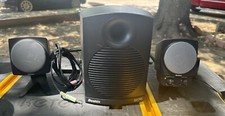 Boston Acoustics BA745 Computer Phone 2.1 Speakers Sub  2 Satellites Complete