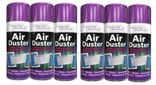 COMPRESSED AIR DUSTER SPRAY CAN LOT PROTECTS PC LAPTOPS KEYBOARDS CLEANER 200ML