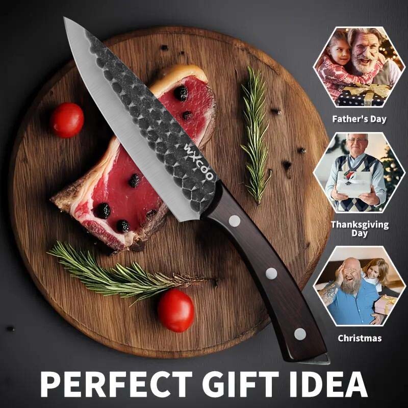 4pcs Multipurpose Kitchen Chef's Knife Boning Knife Meat Cleaver Stainless Steel