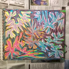 Drawing 11X14" Oil Pastel on Paper