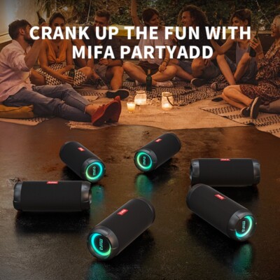 mifa WildRod Portable Bluetooth Speaker Wireless Outdoor camping Speaker, Blueto