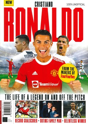 UK Cristiano Ronaldo Magazine Fanbook, Football, Soccer, Man