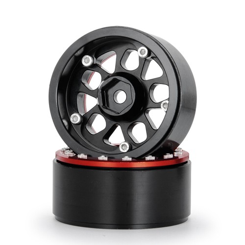 4Stück Metall Felgen 1,9'' Beadlock Wheel Rims Für 1/10 RC Axial SCX10 TRX-4 D90 - Bild 9 von 9