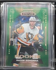 2021-22 UD Stature Rookie Radim Zohorna #197 Green Parallel #'d /149