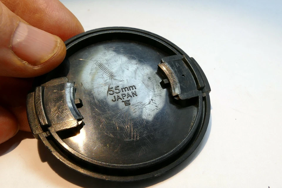 Vivitar 55mm Lens front Cap Snap on  for 80-200mm 1:4.5 f4.5 cover - Image 3 of 4