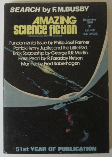 INCROYABLE SCIENCE-FICTION décembre 1976 - Petit vaisseau spatial en briques rouges George R.R. Martin - Photo 1 sur 1