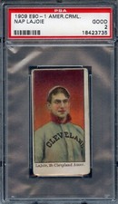 1909 E90-1 American Caramel  Nap Lajoie PSA 2 Rare Pop 13 Only 97 Graded HOF