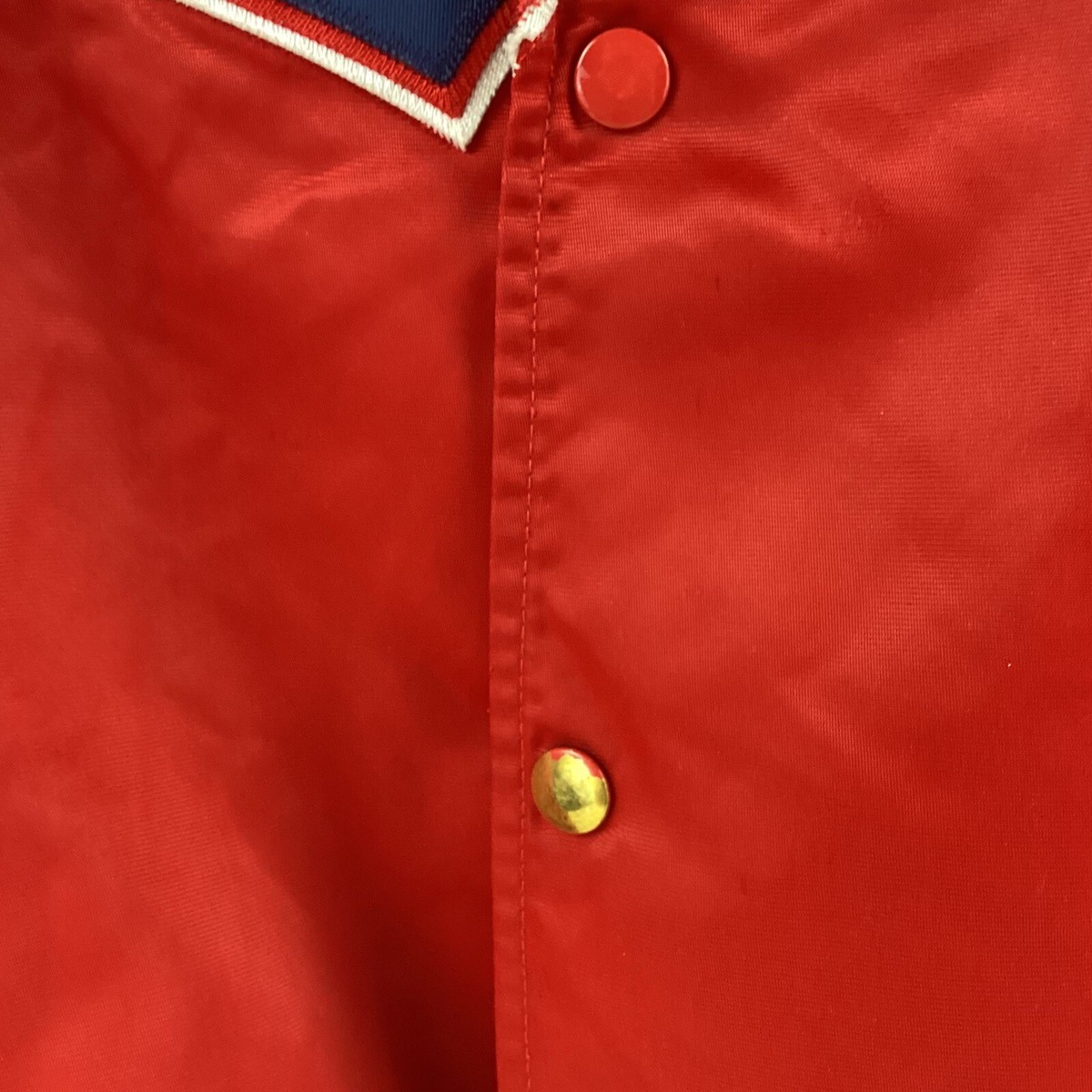 Starter Jacket Men's XL Red Cleveland Indians MLB Diamond