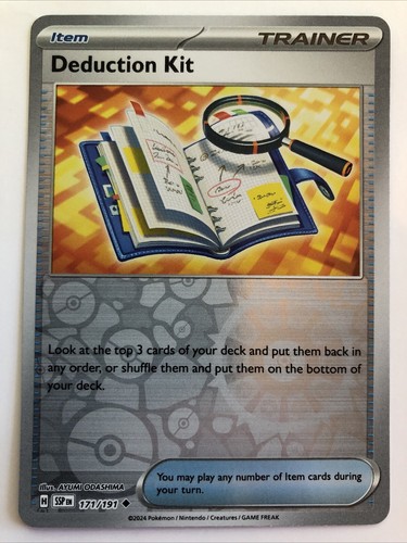 Pokémon TCG Surging Sparks Deduction Kit Reverse Holofoil 171/191 NM