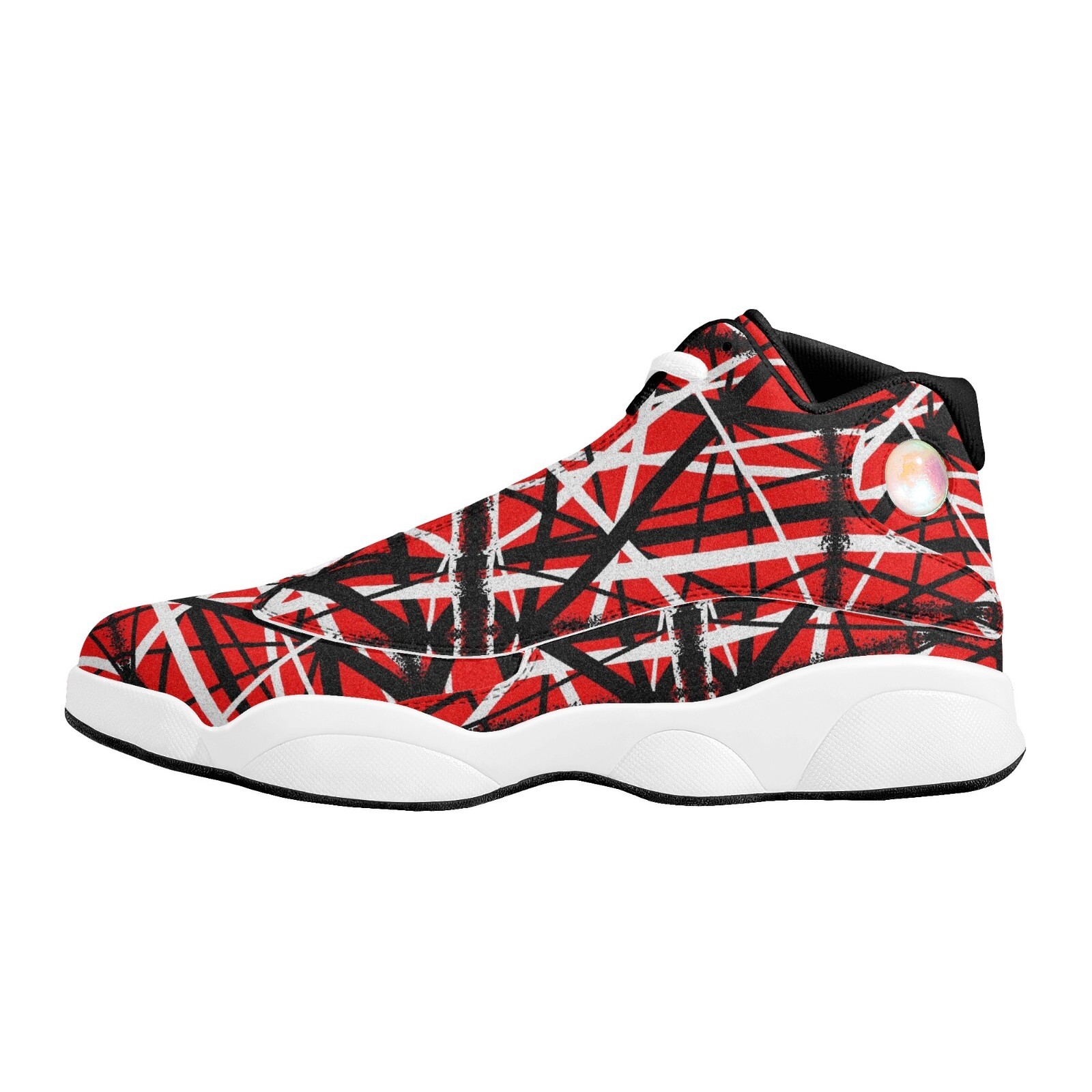 Red Striped Retro Basketball Shoes eBay