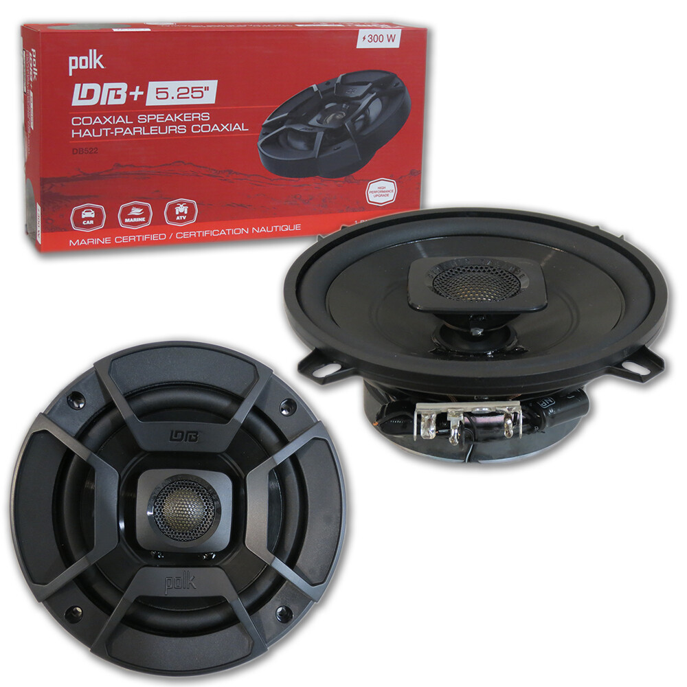 Polk Audio 2-way Car Audio Boat Marine Coaxial Speakers