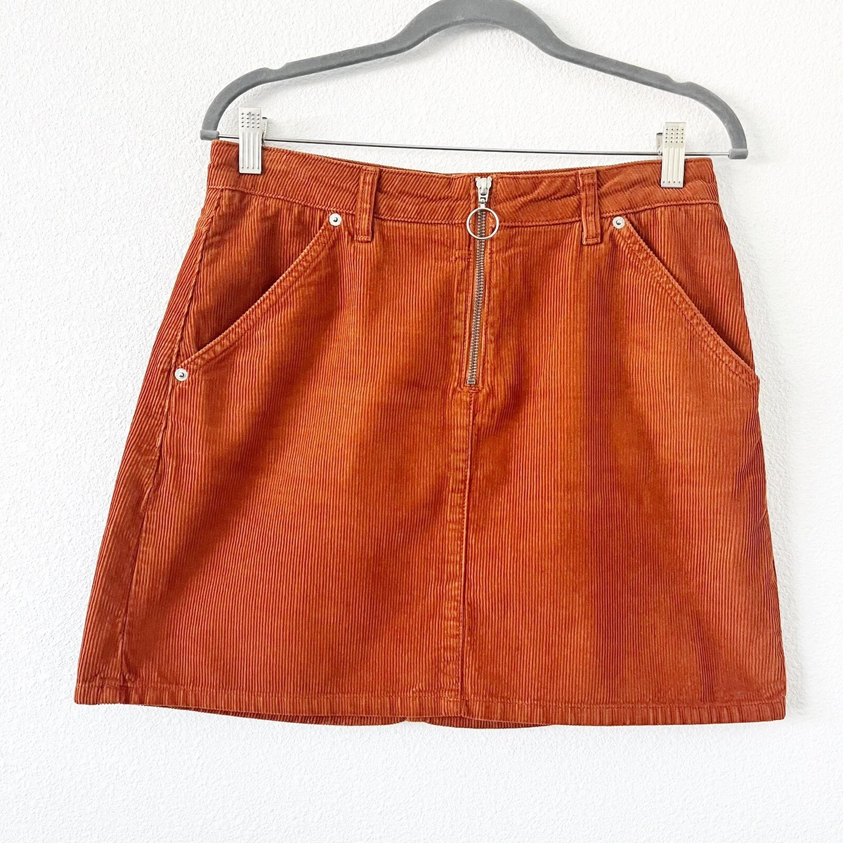 Topshop corduroy mini skirt cheap