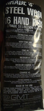 GMT Steel Wool Pads. Grade 3. Made in USA. 16 Hand Pads per bag.