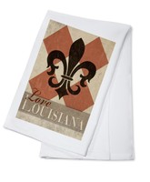 Love La - Argyle W/ Fleur De Lis - Lp Artwork (100% Cotton Towel Absorbent) Love La - Argyle W/ Fleur De Lis - Lp Artwork (100% Cotton Towel Absorbent)