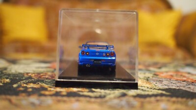 BBR KYOSHO 1/43 NISSAN SKYLINE GT-R V-SPEC II BNR34 BLUE no ebbro