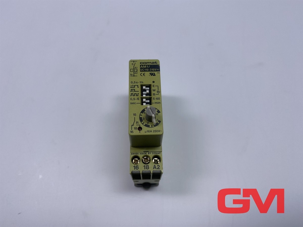 Relè Temporale Inseribile Comat RELCO C55/UC110-240V, Timer Relè Di Potenza, Nuovo, Made In Singapore