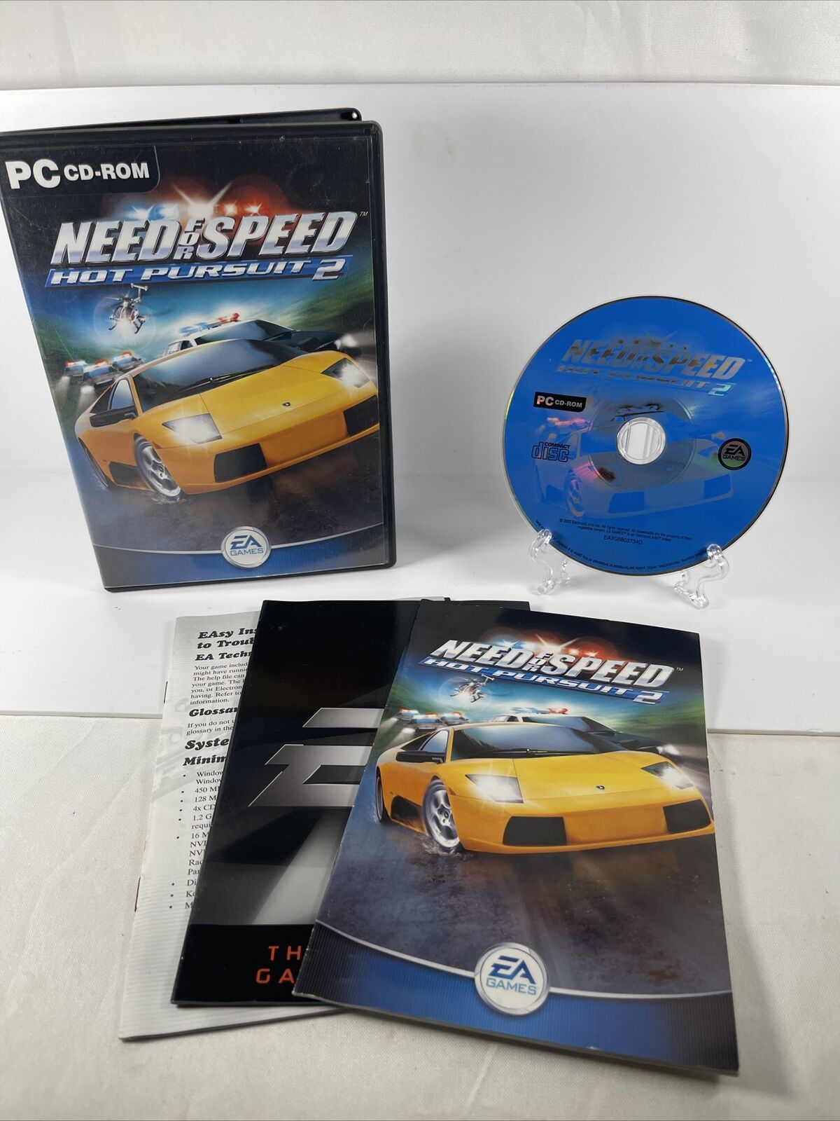 Need For Speed Hot Pursuit 2 PC Game Complete CD-Rom Rare EA Racer