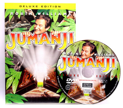 最新作！DVD JUMANJI DELUXE EDITION ROBIN WILLIAMS DUNST FILM DVD USATO PAL ITA