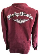 Harley Davidson Ladies Womens Corduroy Reversible Jacket - Size Medium