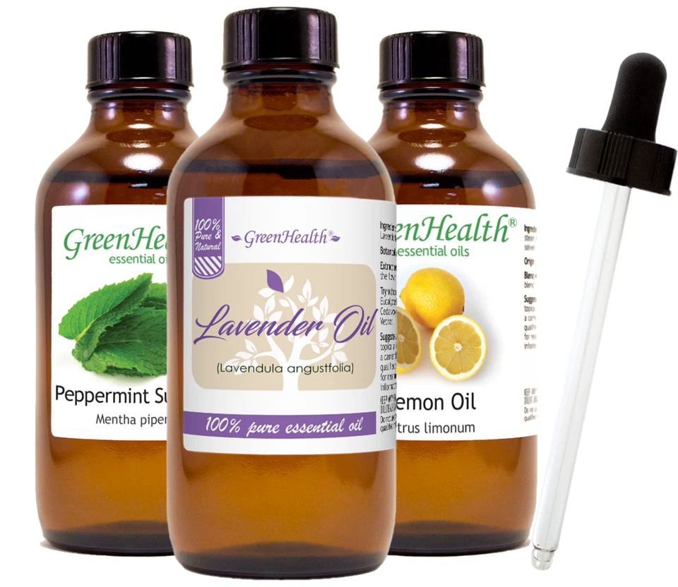 Эфирное масло 4 унции с бесплатной стеклянной пипеткой, полностью натуральное необрезанное, 50+ популярных масел - Изображение 4 из 4