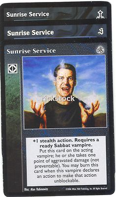 Sunrise Service x3 3rd Ed SE SW VTES Jyhad