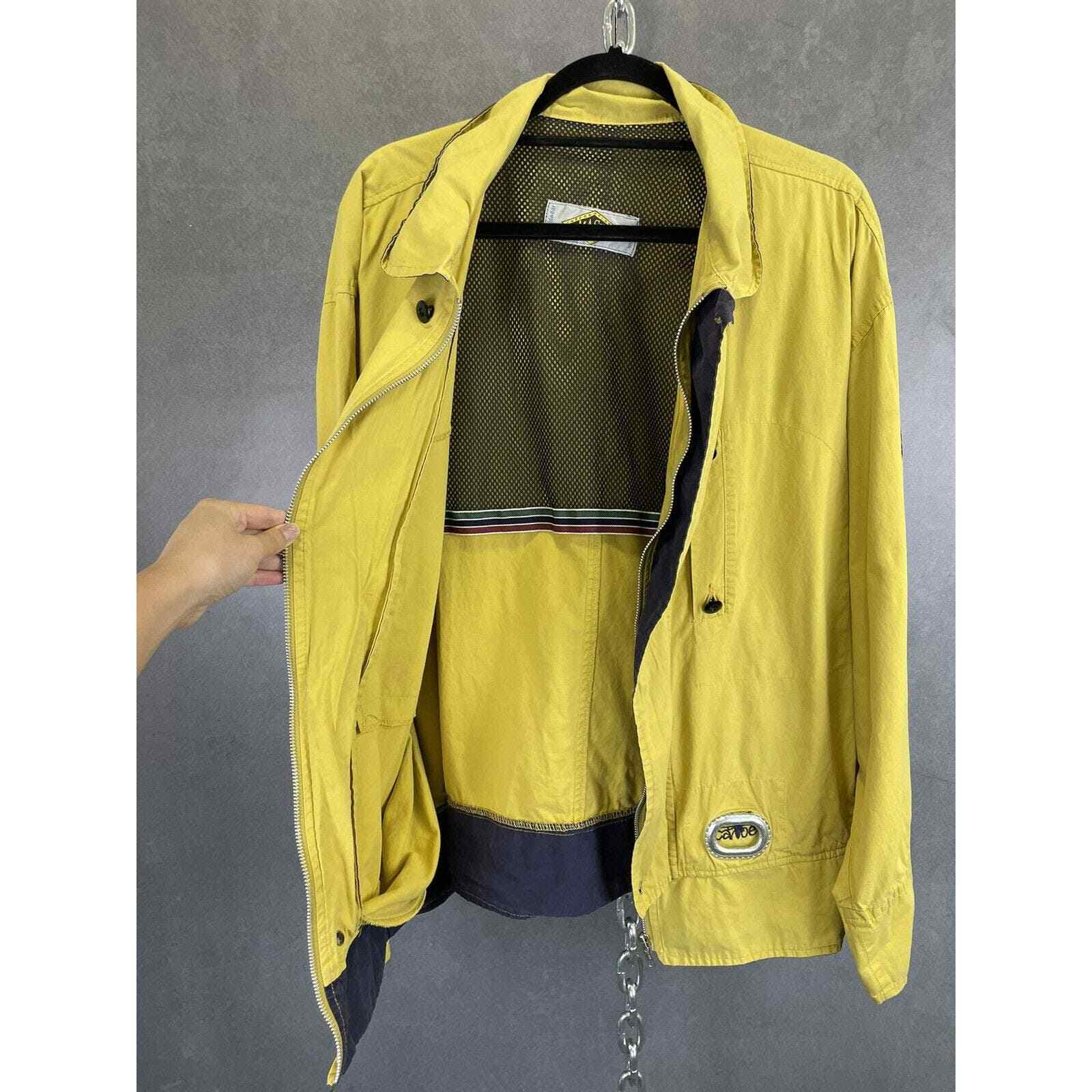 FILA Giacca nylon giallo canottaggio MASH vintage anni 90 gorp rara L