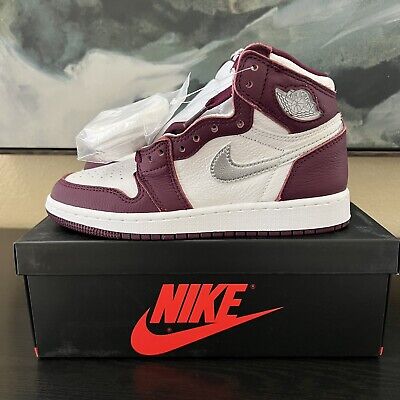 Nike Air Jordan 1 Retro High OG Bordeaux 555088-611 Men and GS Size 4Y |  eBay