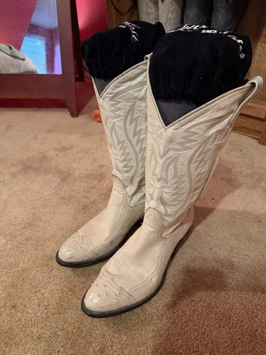 White Leather Upper Formal Boots for Men for sale | eBay
