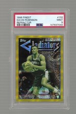 1996 Topps Finest David Robinson Gold Refractor  PSA 9
