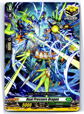 #ad DUAL PRESSURE DRAGON D BT06 100EN C CARDFIGHT VANGUARD HP $1.99