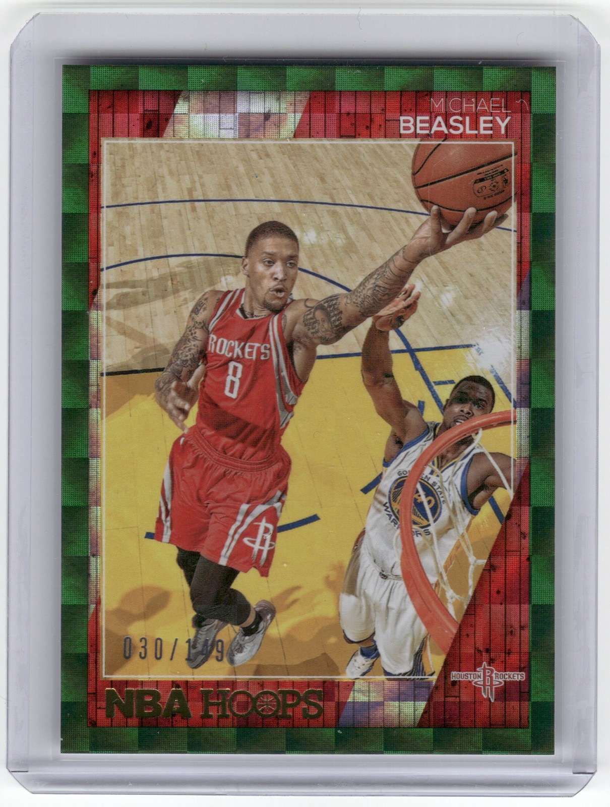 2016-17 Hoops #230 Michael Beasley Green #30/149