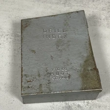 Vintage Huot St. Paul Drill Index 1-60 Drill Bit Set MISSING 2 Made in USA