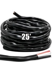 Kanayu 25 ft 6/3 NM-B Wire with Ground, PVC Non Metallic Sheathed Cable 