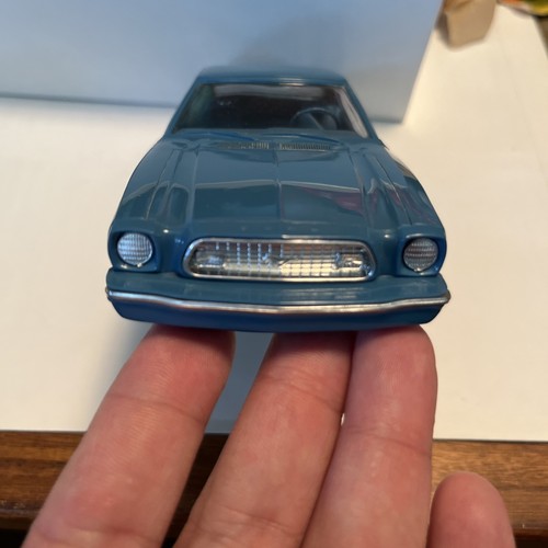 1974 Ford Mustang II Plastic Promo Model 1/25 Scale Grabber Blue - Picture 5 of 13