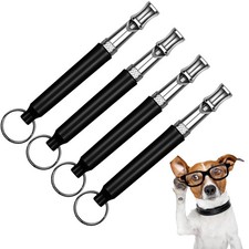 4PCS Dog Training WHISTLE UltraSonic Obedience Stop Barking Pet Sound Pitch