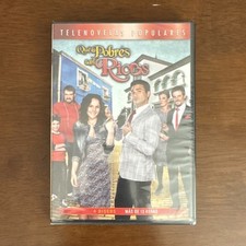 Que Pobres tan Ricos TV Series Telenovela Spanish DVD Más de 13 horas Tall Case