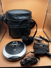 Vintage Durabrand Portable Cd Player CD-895 With Car Kit And Media Case Tested