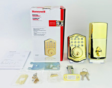 Honeywell Electronic Deadbolt Polished Brass (8712009)