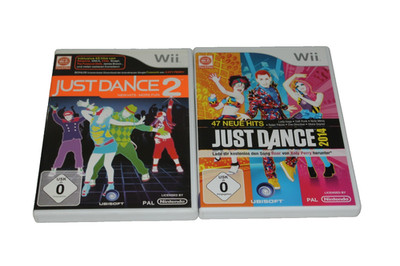 Just Dance 2 +Just Dance 2014  Nintendo Wii Spiele OVP/Anleitung