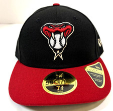 Arizona Diamondbacks MLB NE Low Profile 2017 ALT2 Fitted Hat-Black/Red
