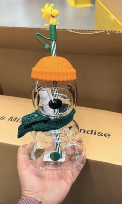 Halloween Gift Special Edition Presale Starbucks x Peanuts Snoopy Glass Cup Pre