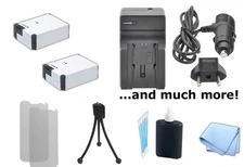 GoPro HERO3 Battery Bundle: 2 Batteries + Fast Charger Kit – 1600mAh Li‑Ion