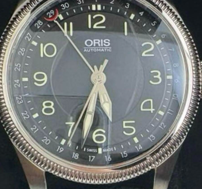 ORIS BigCrownPointerDateオートマチック　7679-40 ORIS Big Crown 7679-40 Pointer Date Automatic Black Dial Men's