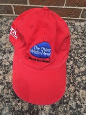 The Other White Meat Red Embroidered Hat