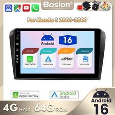 64GB For Mazda 3 2003-2009 Android 16 Car Stereo Radio SAT NAV GPS Carplay Auto