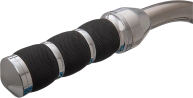 Avon Grips Air Cushion Chrome 3-Ring Grips for Harley-Davidson FLHR Road King... Foto 4 de 4