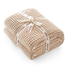 Snuggle Sac Waffle Throw Blanket for Couch Bed Sofa 50x60 inches, Reversible ...