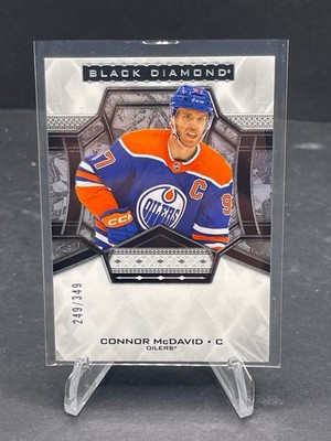 2024-25 CONNOR MCDAVID UPPER DECK BLACK DIAMOND BASE SP #BDB-MD, SN 249/349