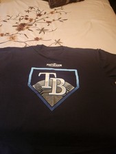 XXL Tampa Bay Rays Tee Shirt Short Sleeve