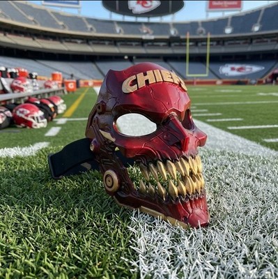 Kansas City Chiefs Cyber Skull Mask Wearable